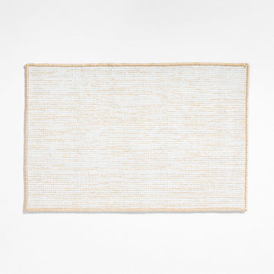 View Frame Performance White and Natural Indoor/Outdoor Doormat 24"x36" details