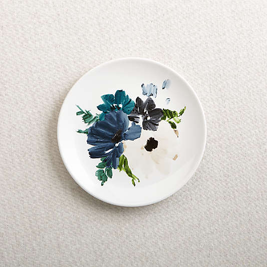 Francesca Floral Salad Plates, Set of 4