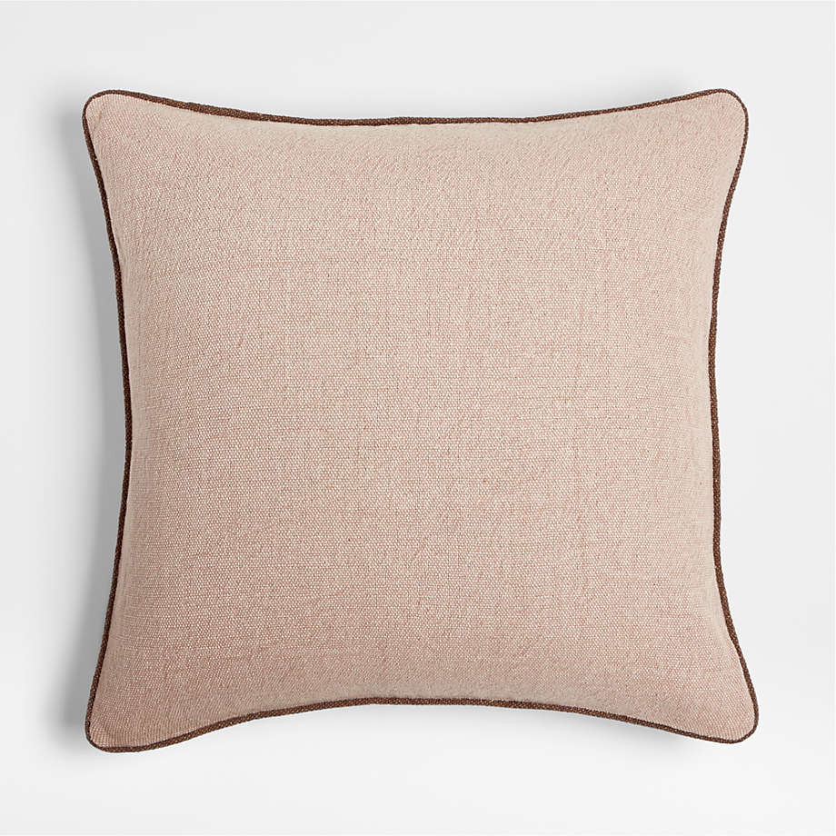 Frannie 24"x24" Frothy Beige Floor Pillow Cover by Jake Arnold
