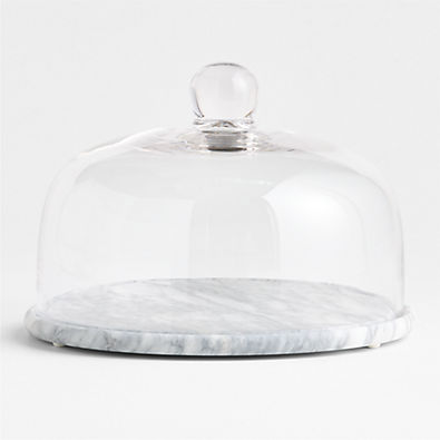 View French Kitchen Marble Cheese Dome details