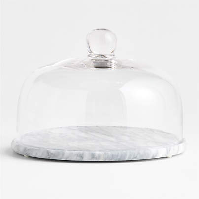 French Kitchen Marble Cheese Dome