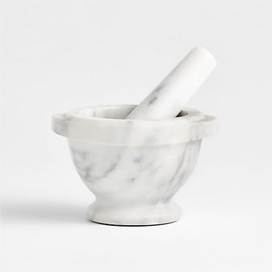 View French Kitchen Marble Mortar and Pestle details