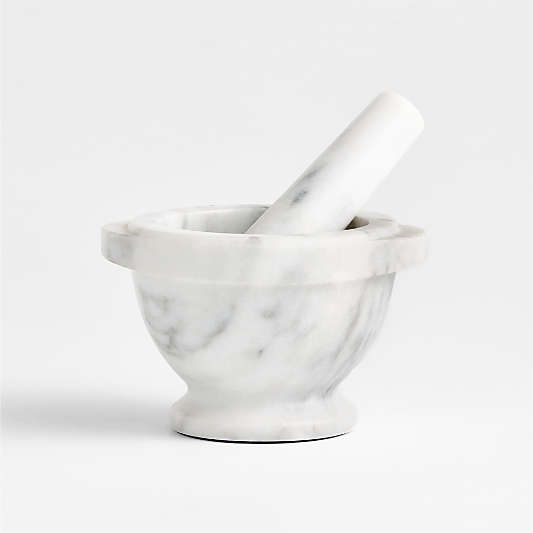 French Kitchen Marble Mortar and Pestle