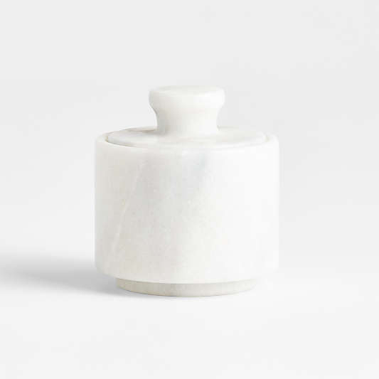 French Kitchen Marble Salt Cellar
