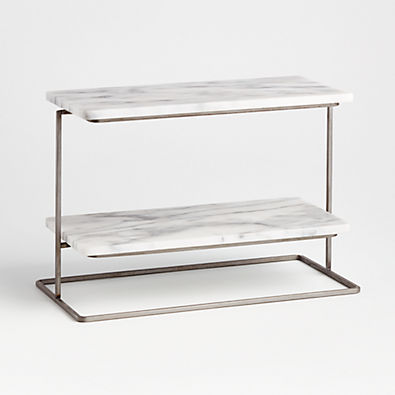 View French Kitchen Marble 2-Tier Server details