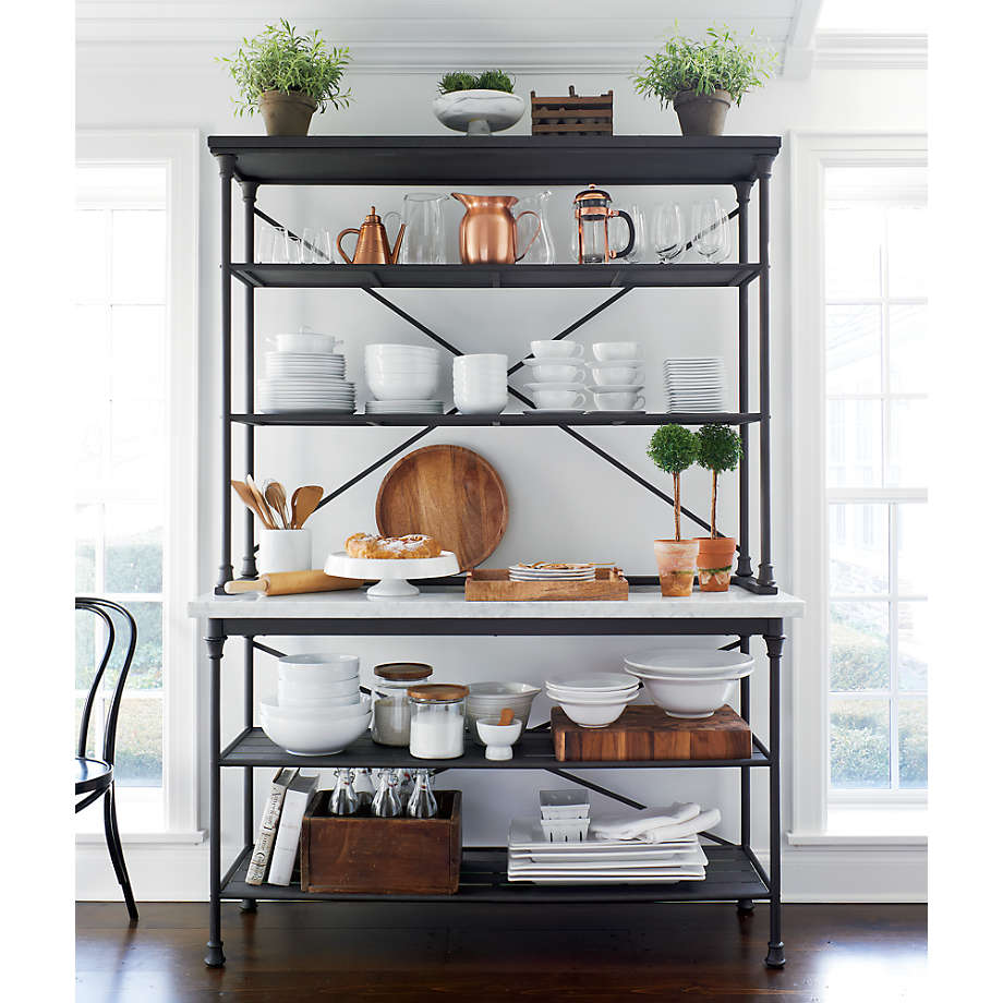 Crate and barrel bakers rack new arrivals