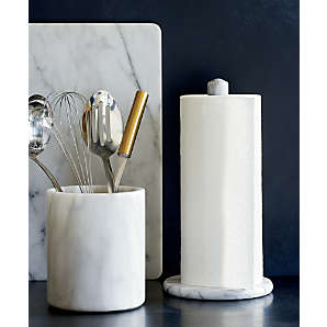 Marble Paper Towel Holder, Kitchen Counter Organizers