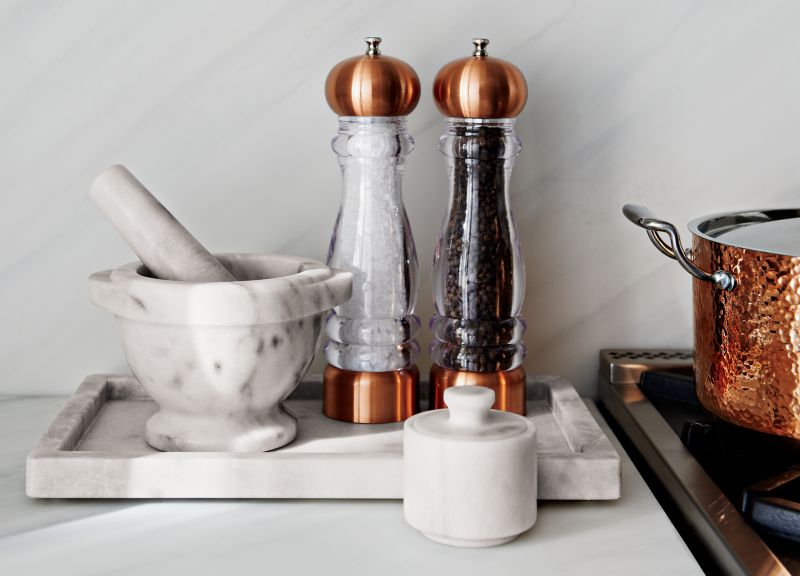 French Kitchen Marble Rectangle Tray