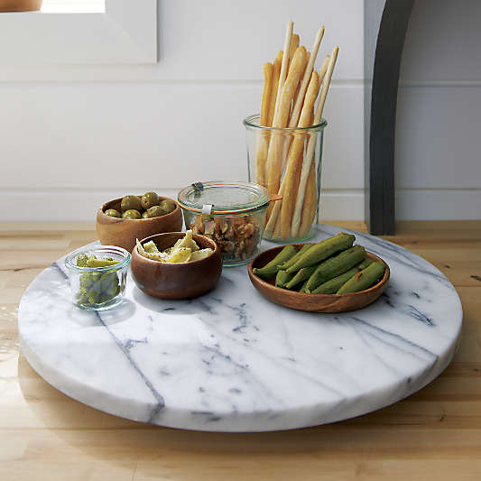 French Kitchen Marble Lazy Susan