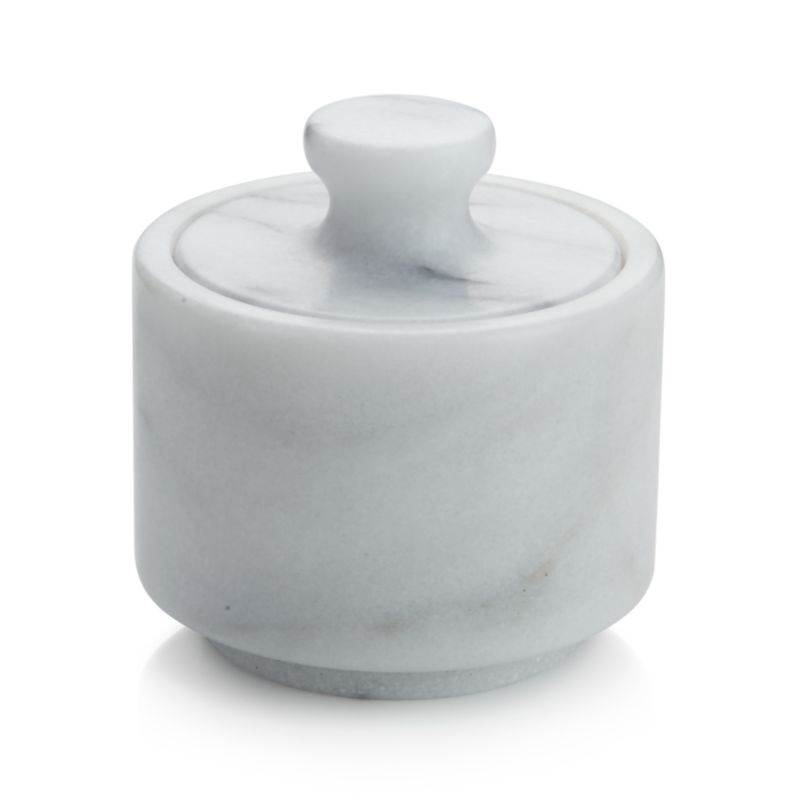 French Kitchen Marble Salt Cellar - image 11 of 12