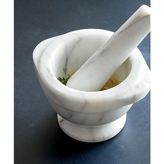 French Kitchen Marble Mortar and Pestle