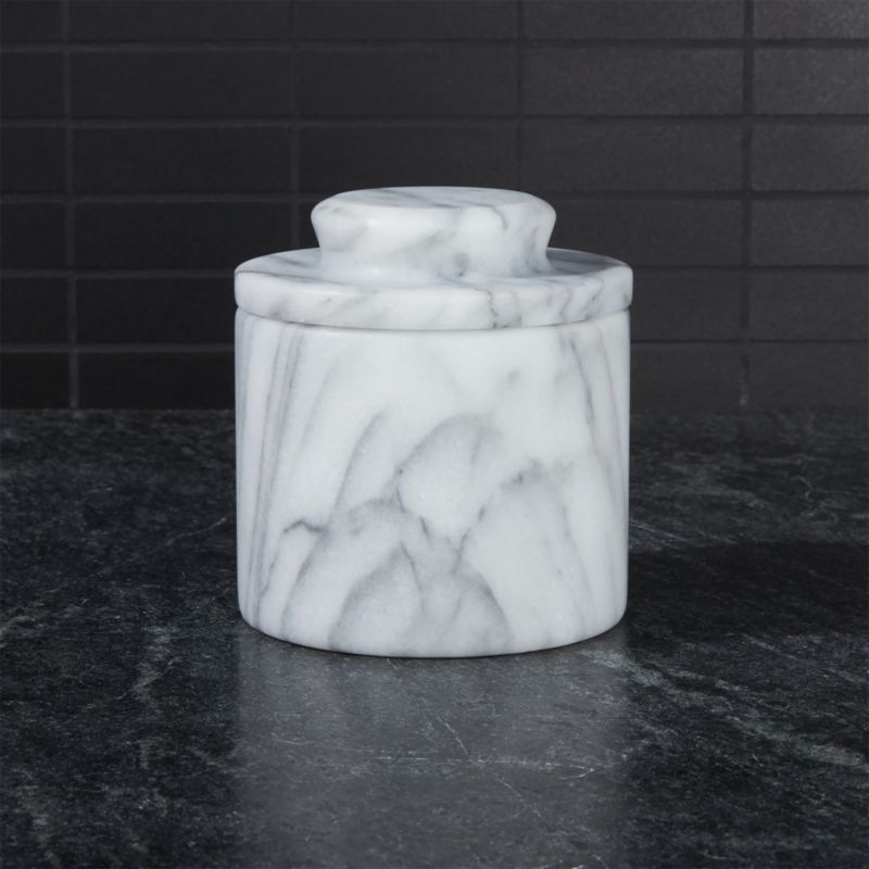 French Kitchen Marble Butter Keeper - image 5 of 15