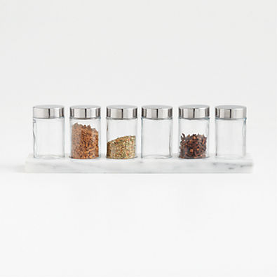 View French Kitchen Marble Spice Rack details