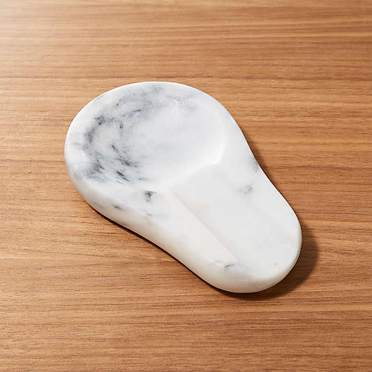 French Kitchen Marble Spoon Rest