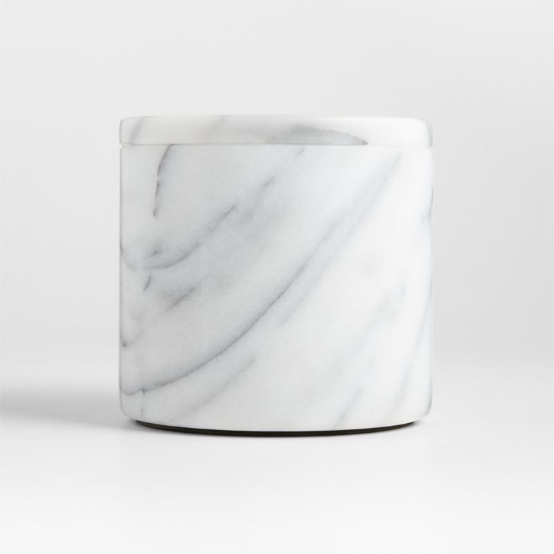 French Kitchen Small Marble Canister - image 0 of 7