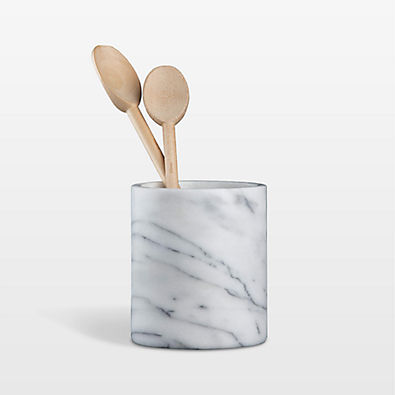 View French Kitchen Marble Utensil Holder details