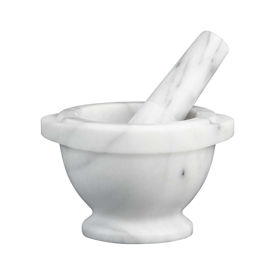 Kitcheniva Granite Mortar And Pestle With White Marble Finish, 1 pc - Fry's  Food Stores