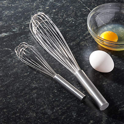 Stainless Steel 5 Mini Whisk + Reviews, Crate & Barrel