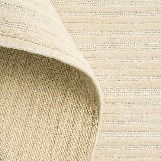 Fairford Braided Jute Handwoven Ivory Rug Swatch 12"x18"