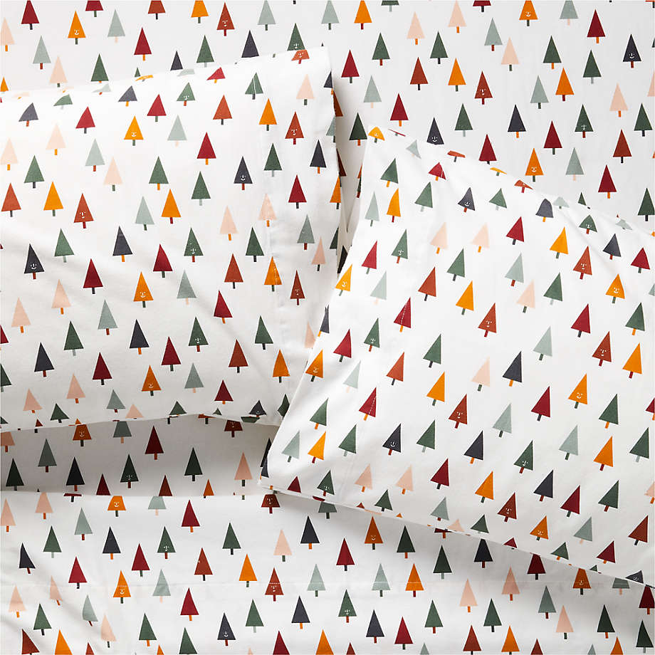 Supercozy Friendly Forest Organic Cotton Flannel Kids Full Sheet Set