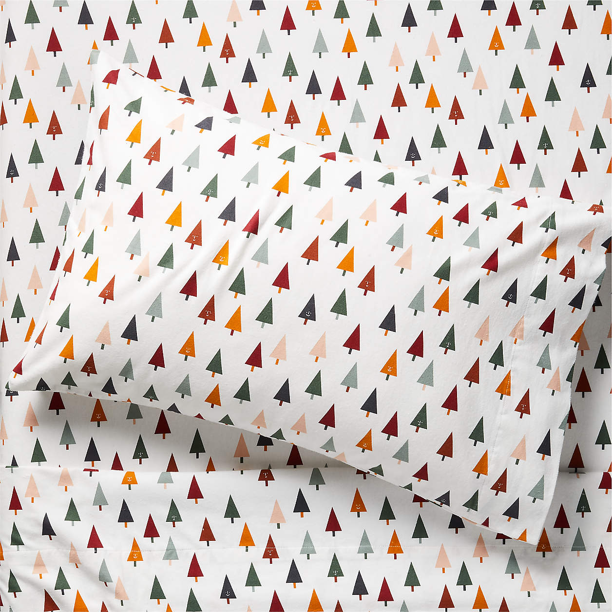 Supercozy Friendly Forest Organic Cotton Flannel Kids Twin Sheet Set