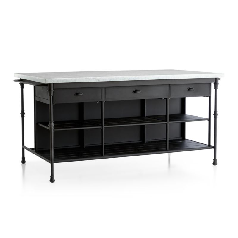 French 72" Large Kitchen Island - image 9 of 18