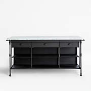 Belmont White Kitchen Island