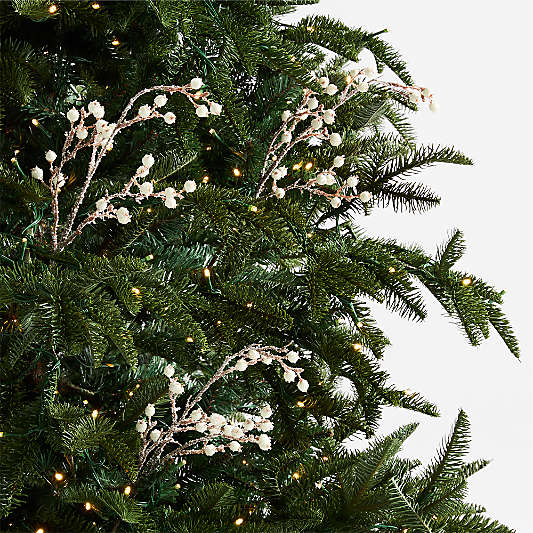 Frosted White Berry Christmas Tree Pick
