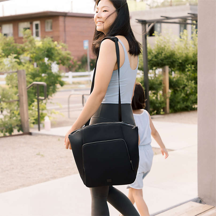 Faux Leather Messanger Bag, Streets of Seoul