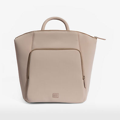 View Freshly Picked Seoul Neoprene Beige Diaper Bag Backpack details