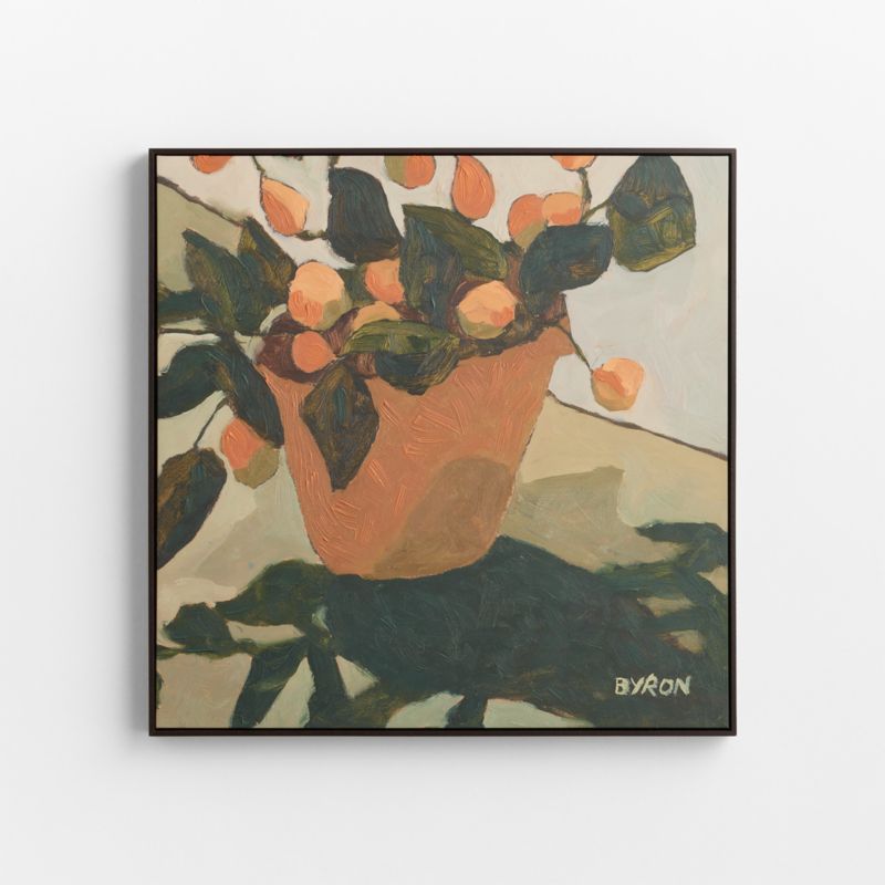 "Fruiting Clementines" by Sadie Byron 40"x40" Framed Wall Art Print - image 1 of 4