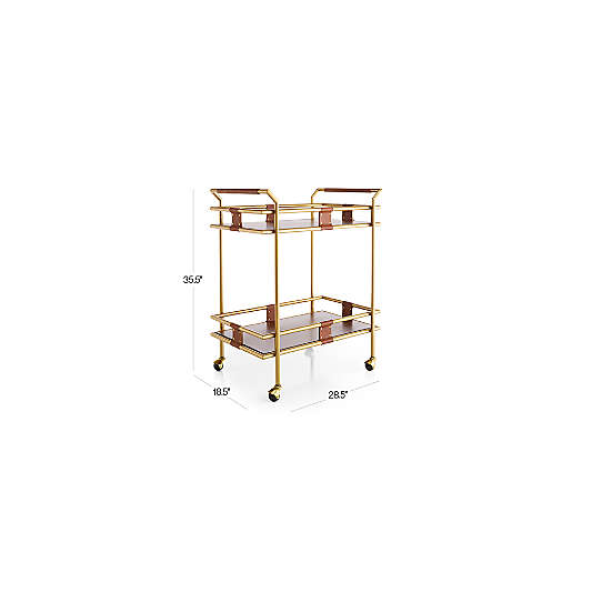 Fae 2-Tier Bar Cart