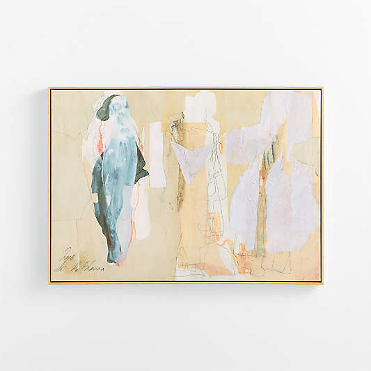 "Fashion Collage XXXV" by Ute Rathmann 46" x 32" Framed Wall Art Print