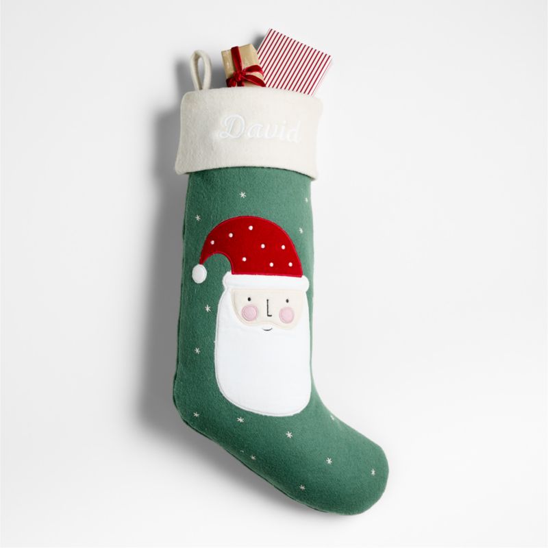 Festive Friends Felt Santa Kids Christmas Stocking - image 5 of 7