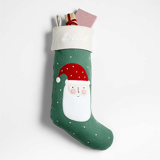 Festive Friends Felt Santa Kids Christmas Stocking