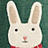 New! Festive Friends Felt Bunny
