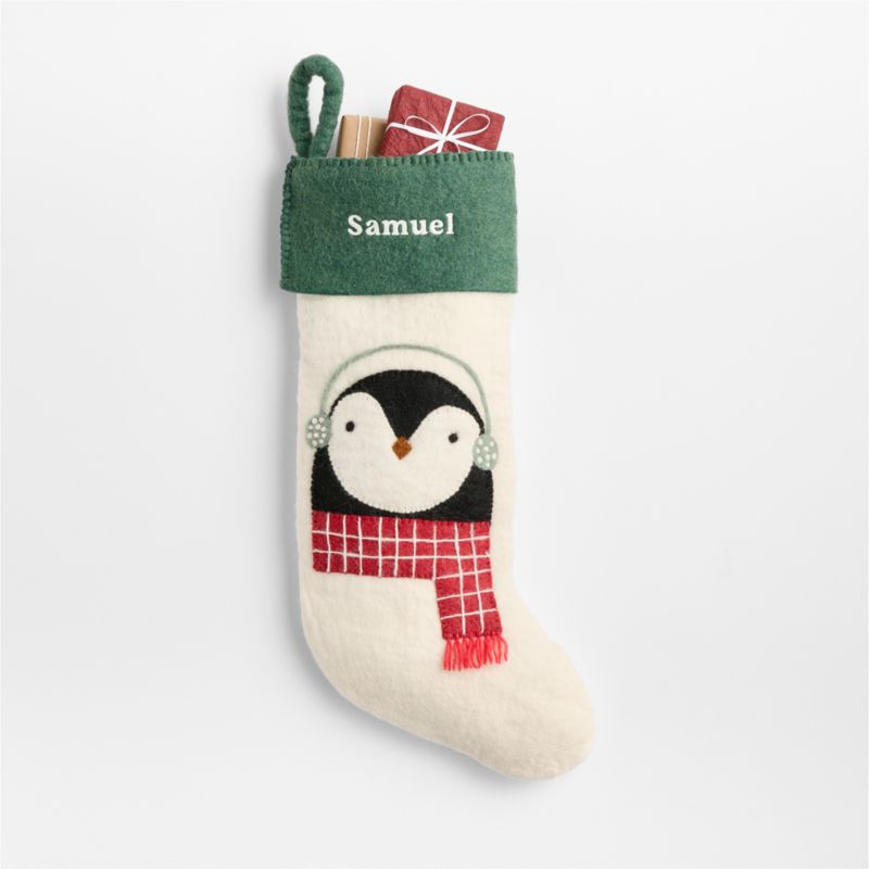 Festive Friends Penguin Kids Christmas Stocking - image 2 of 6