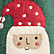 New! Festive Friends Felt Santa