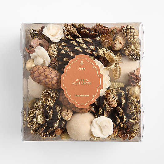 Fete Woodside Holiday Scented Decorative Bowl Filler
