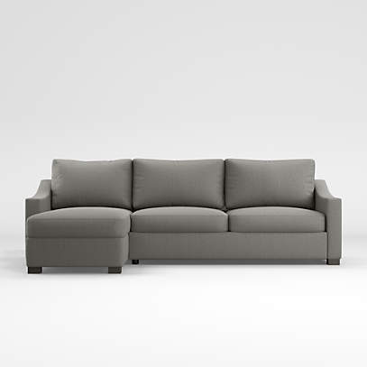 Sleeper Sectional With Storage Chaise, 2 Piece Sectional Sleeper Sofa With Storage