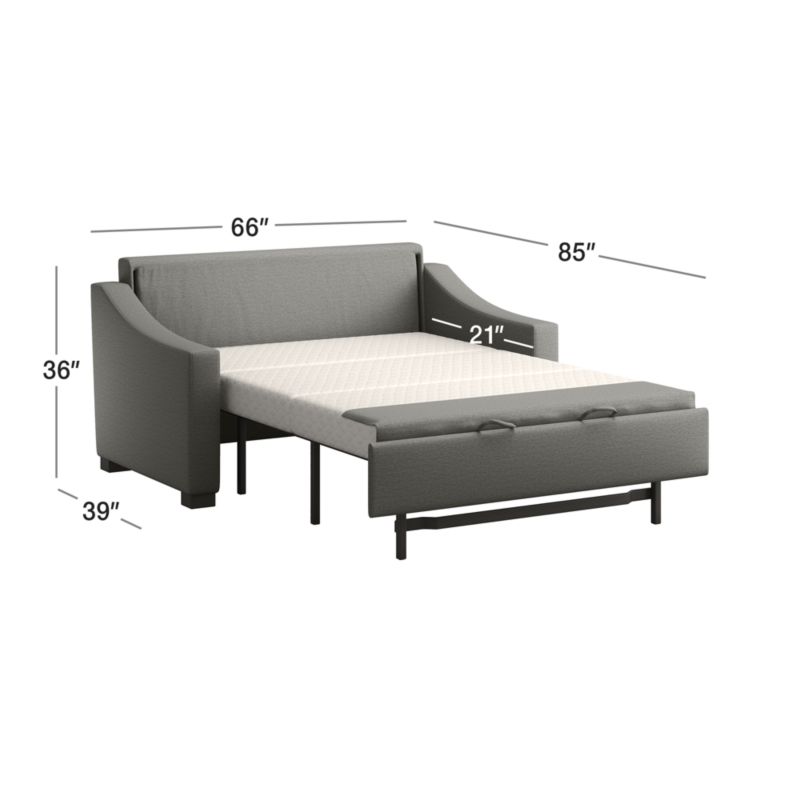 View Fuller Slope Arm Full Sleeper Sofa - image 3 of 9