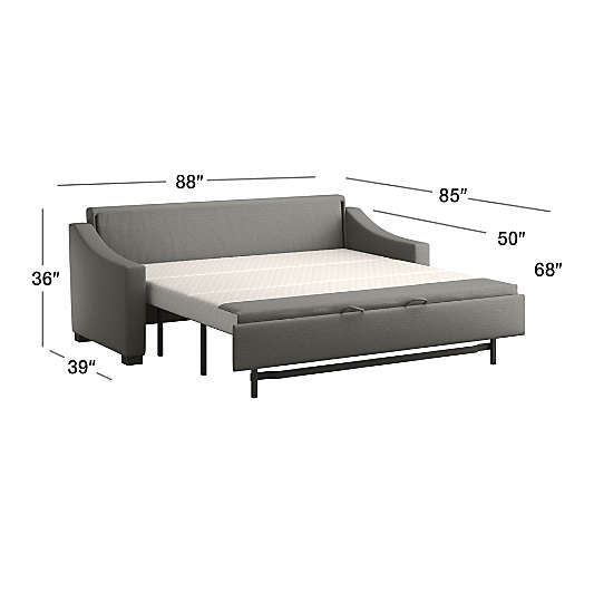Fuller Slope Arm Sleeper Sofa (66"-88")