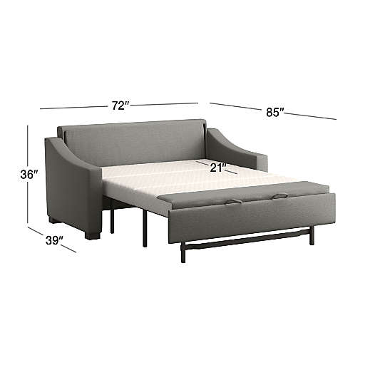 Fuller Slope Arm Sleeper Sofa (66"-88")
