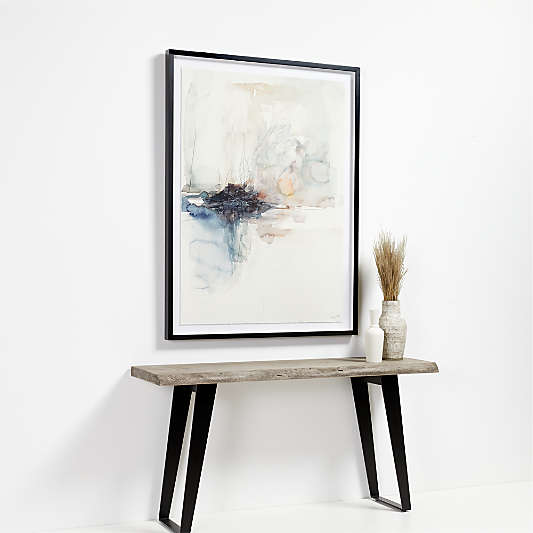 "Further Woodland" by Beverly Fuller Large Reproduction 41"x55" Framed Wall Art Print