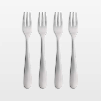 Fusion Satin Appetizer Forks, Set of 4