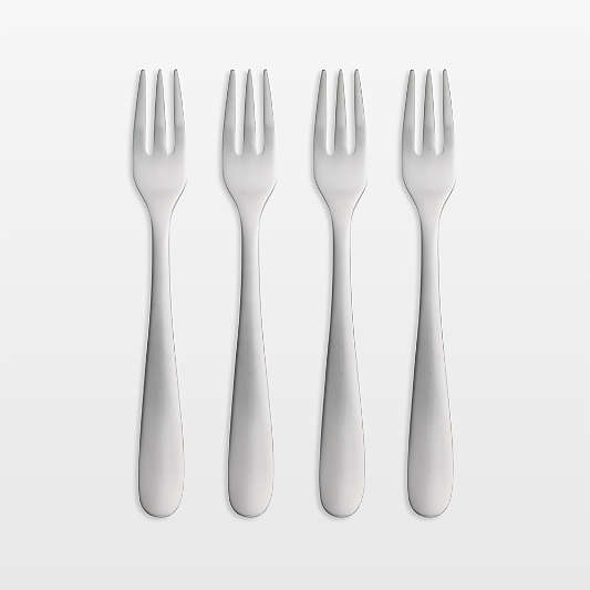 Fusion Satin Appetizer Forks, Set of 4