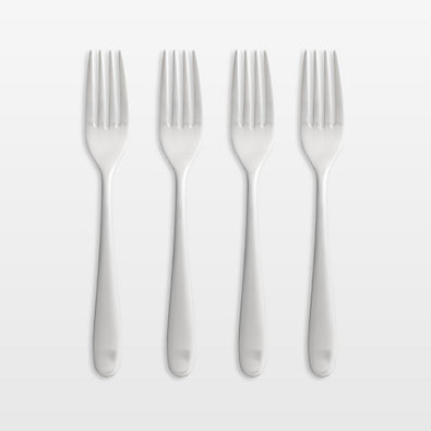 View Fusion Satin Dinner Forks, Set of 4 details