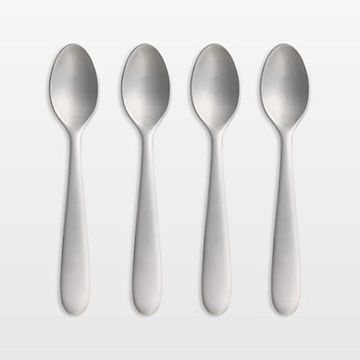 View Fusion Satin Espresso Spoons, Set of 4 details