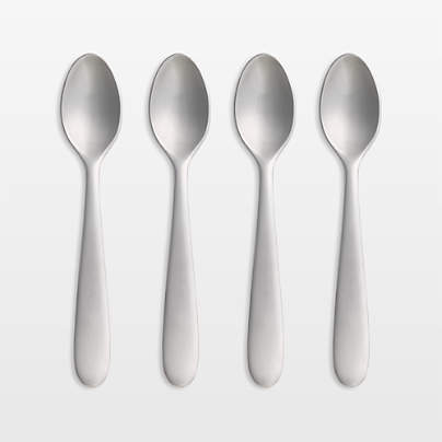 Fusion Satin Espresso Spoons, Set of 4