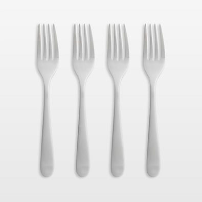 View Fusion Satin Salad Forks, Set of 4 details